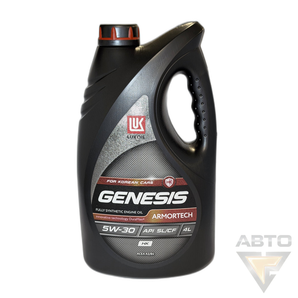 Масло моторное синтетика ЛУКОЙЛ 5w30 GENESIS ARMORTECH HK А3/В4 Hyundai/Kia 4л